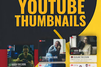 make professional custom youtube thumbnails