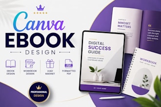 canva ebook workbook design for coaches and online course creators