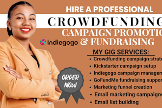 do crowdfunding campaign promotion indiegogo gofundme promotion email marketing