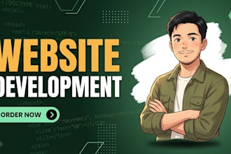 build custom website, full stack website development
