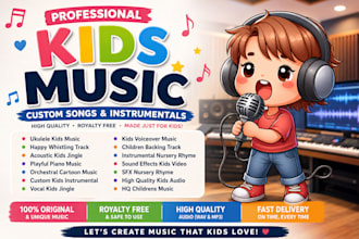 produce kids song nursery rhyme children song youtube intro music female singer