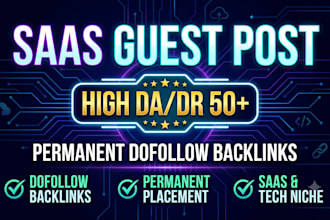 build saas backlinks via guest posts on high da saas sites