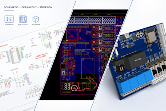 do high speed pcb design, signal integrity, impedance control, esp32 in easyeda