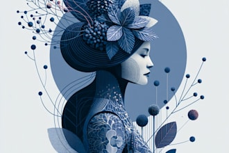 draw a surrealist or fantasy illustration