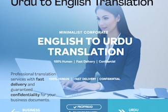 do english to urdu translation for your content