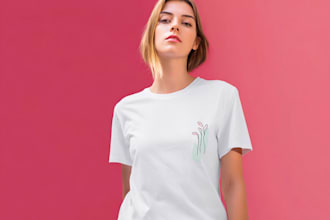 design a bold, print ready tshirt graphic