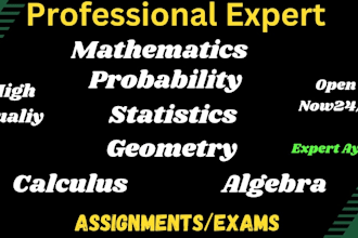 help you in math statistics calculus algebra geometry and probability