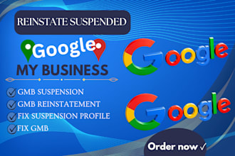 setup google my business fix suspended gmb reinstate business profile sus