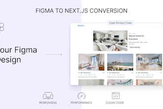 convert figma to next js or react with tailwind css