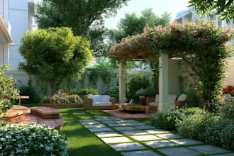 do backyard landscape design as landscape architect