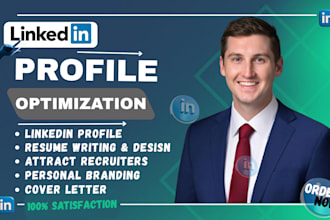 write professional resume, CV, cover letter and optimize linkedin