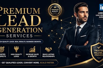 b2b lead generation, linkedin leads, and business leads