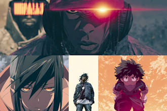 create custom anime album cover art that grabs attention