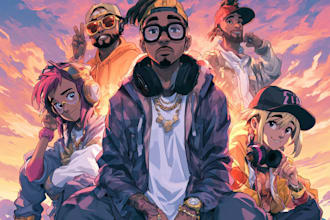 create custom anime album cover art that grabs attention