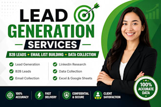 do web research, data collection, and lead generation