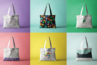 create designs for tote or carry bags
