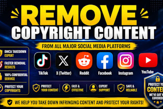 remove copyright infringing content in facebook under dmca