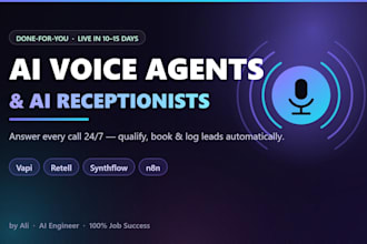 build an ai voice agent, ai receptionist with vapi, retell, synthflow