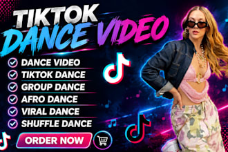 create a fire tiktok dance video for your music