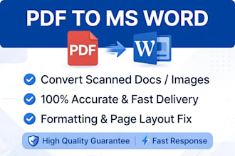 convert scanned pdf to word