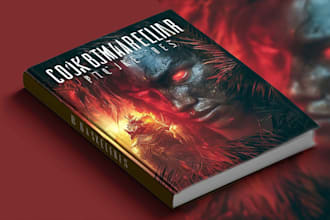 create a magical fantasy book cover in my style