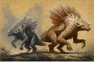 draw your fantasy creature, monster, or character