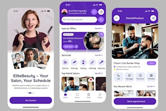 develop salon booking app, appointment app, beauty service app, booking system