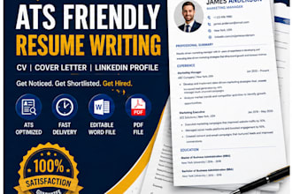 write an ats friendly resume, CV, cover letter