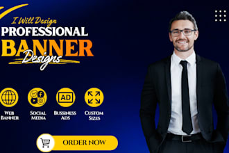 design a professional banner for your business