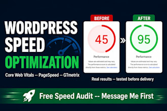 speed up your wordpress website and improve pagespeed score