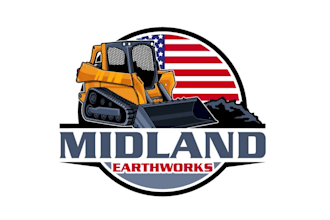 create professional and specially skid steer logo design