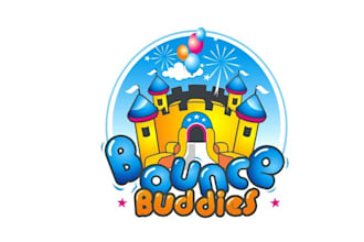 design powerful luxurious bounce buddies logo