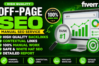 build manual contextual SEO backlinks for your website