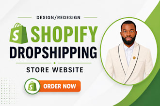 redesign shopify website, shopify store design, copy shopify dropshipping store