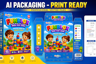 do ai generated packaging design into print ready vector files,label and dieline