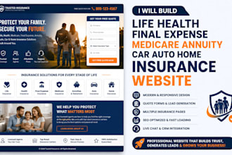 build life health final expense medicare annuity car auto home insurance website