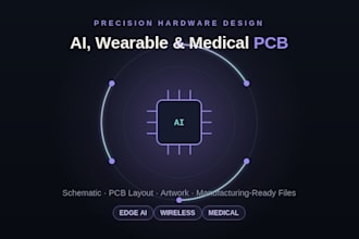 design professional ai hardware and wearable medical device pcb