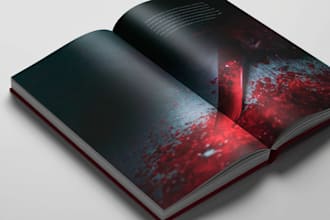do fantasy book cover, thriller book cover design