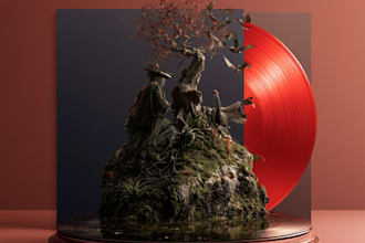 design fantasy album cover art with amazing effects