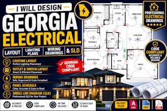 design georgia electrical layout lighting plans wiring drawings and sld
