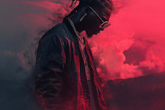 create viral hip hop album cover art for spotify and itunes
