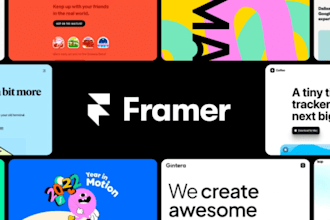 create a custom framer website with cms and animations