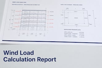 perform a wind load calculation report
