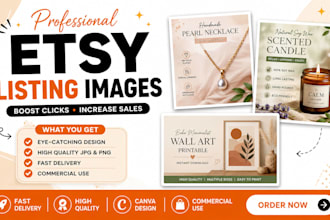 design modern etsy listing images that boost sales