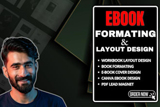 create professional ebook formatting, layout design, and kindle ebook formatting