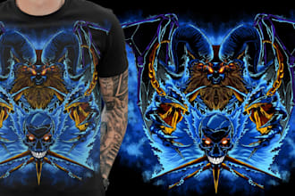 do perfect artwork for tshirt design