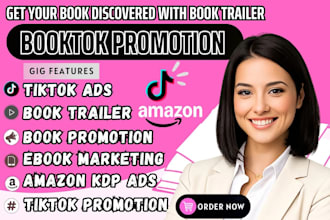 booktok promotion ebook marketing book sales book trailer book promotion