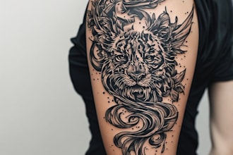 design a custom fine line minimal tattoo