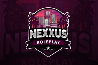 do animated rp logo, banner for discord or fivem server, loading screen, gfx