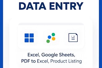 do fast and accurate data entry in excel and google sheets